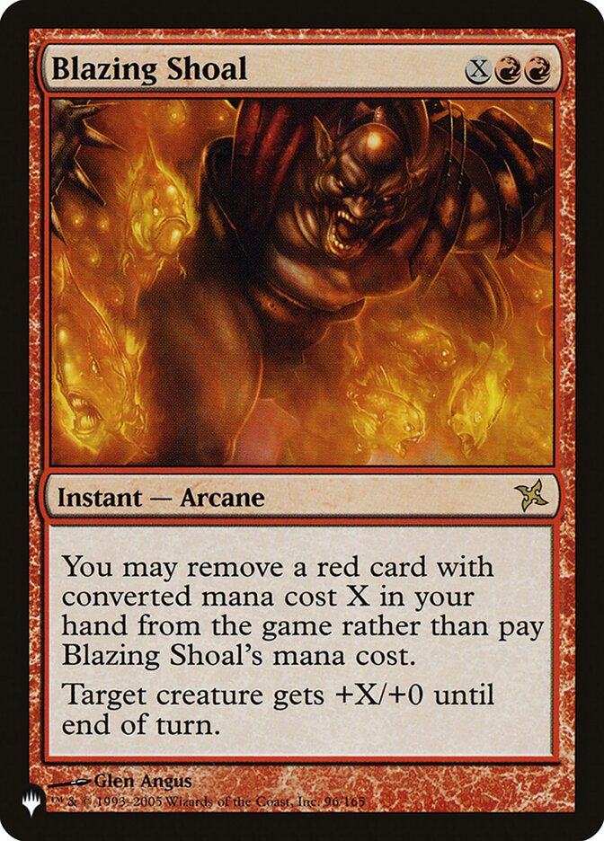 Blazing Shoal [The List] | Eastridge Sports Cards & Games