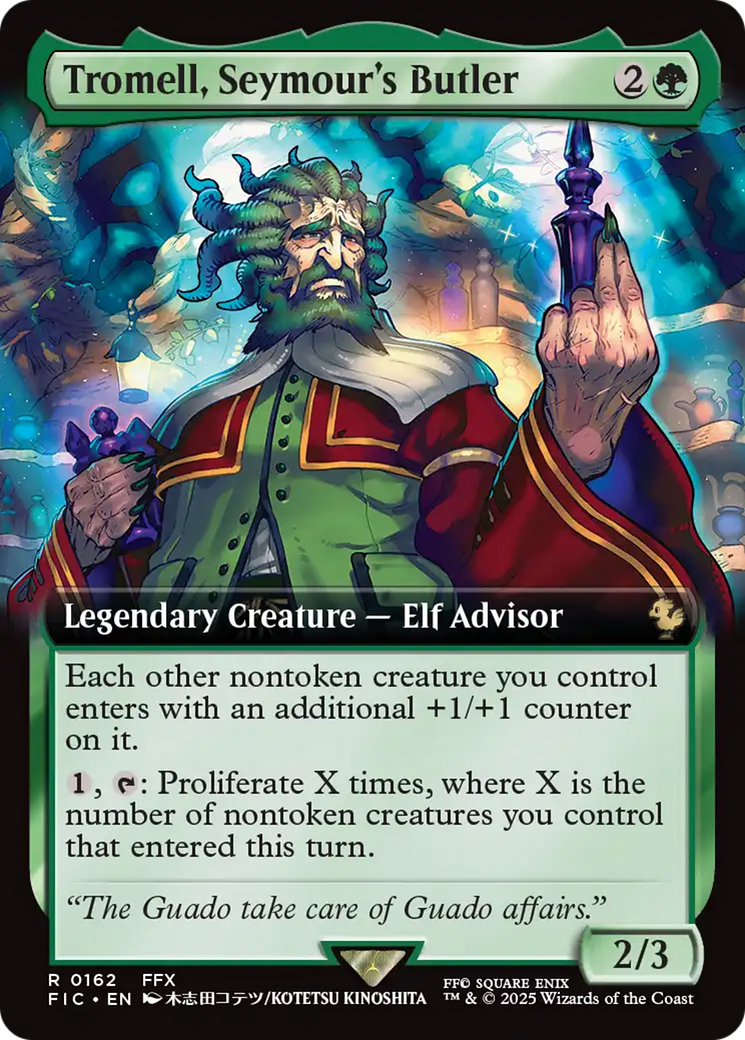 Tromell, Seymour's Butler (Extended Art) [FINAL FANTASY Commander] | Eastridge Sports Cards & Games