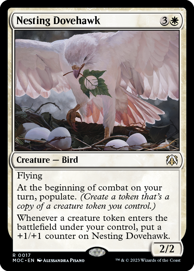 Nesting Dovehawk [March of the Machine Commander] | Eastridge Sports Cards & Games