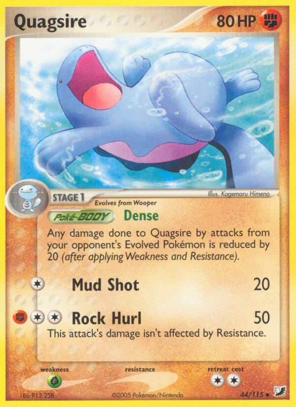 Quagsire (44/115) [EX: Unseen Forces] | Eastridge Sports Cards & Games