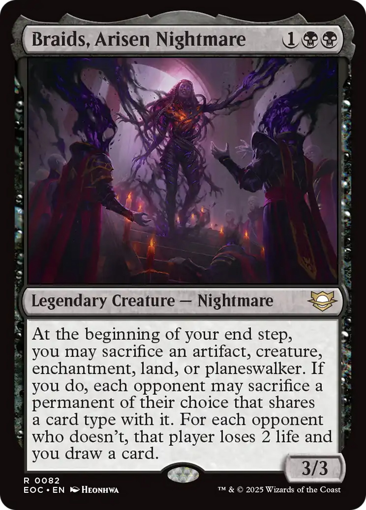 Braids, Arisen Nightmare [Edge of Eternities Commander] | Eastridge Sports Cards & Games