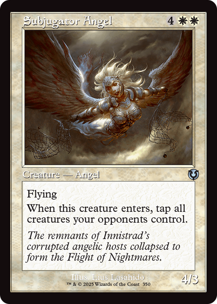 Subjugator Angel (Retro Frame) [Innistrad Remastered] | Eastridge Sports Cards & Games