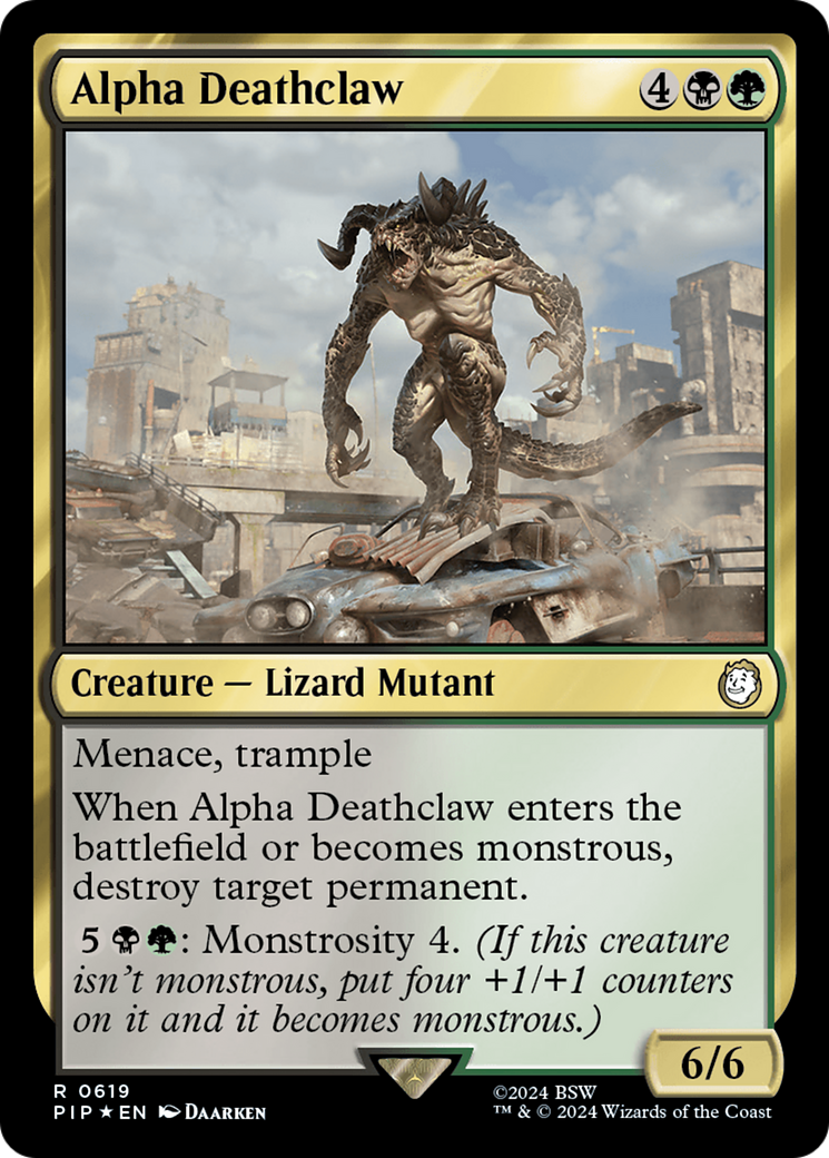 Alpha Deathclaw (Surge Foil) [Fallout] | Eastridge Sports Cards & Games