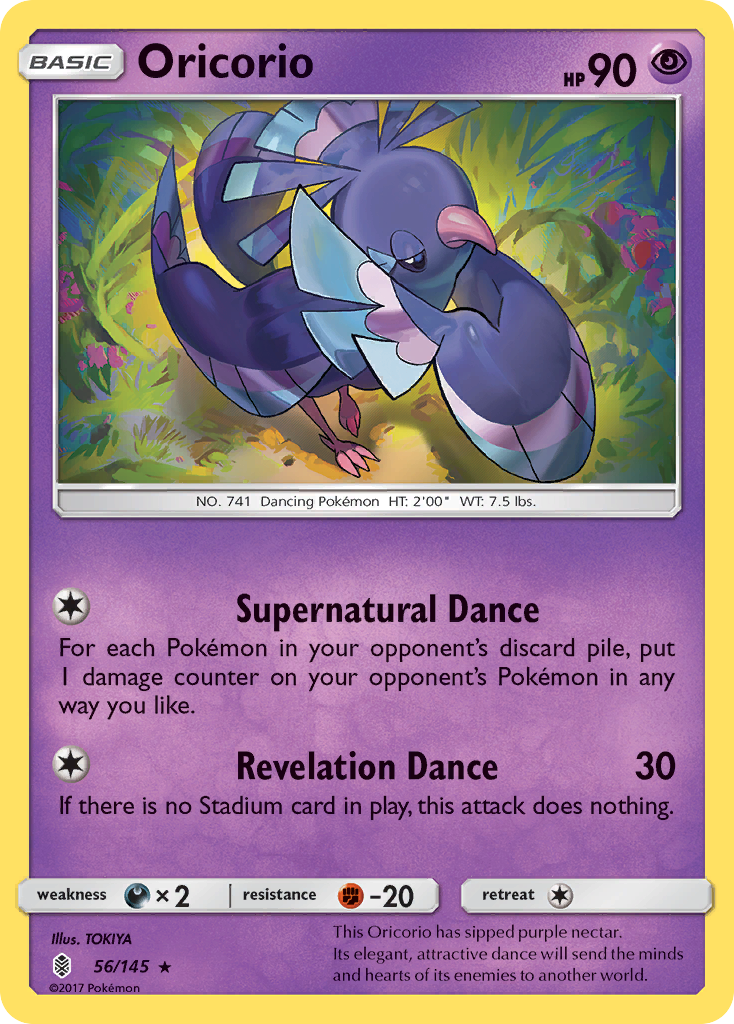 Oricorio (56/145) [Sun & Moon: Guardians Rising] | Eastridge Sports Cards & Games