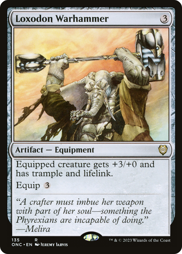 Loxodon Warhammer [Phyrexia: All Will Be One Commander] | Eastridge Sports Cards & Games