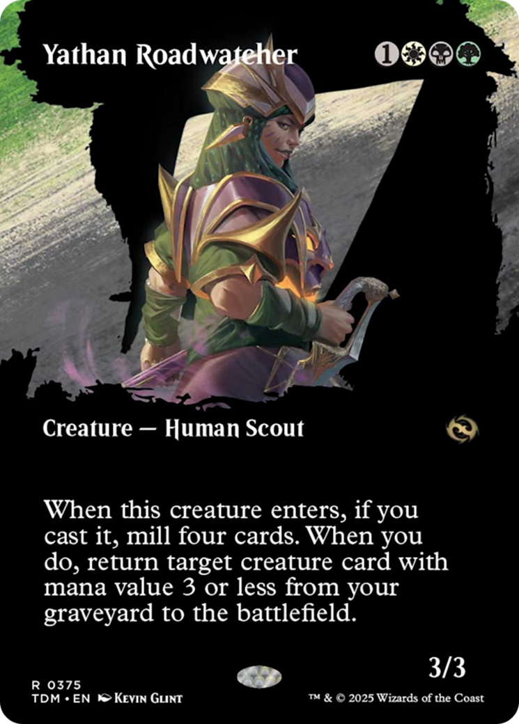 Yathan Roadwatcher (Borderless) [Tarkir: Dragonstorm] | Eastridge Sports Cards & Games