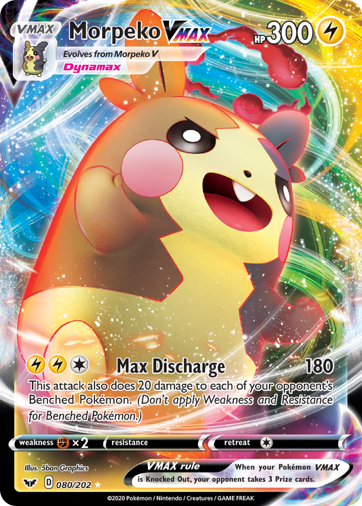 Morpeko VMAX (080/202) [Sword & Shield: Base Set] | Eastridge Sports Cards & Games