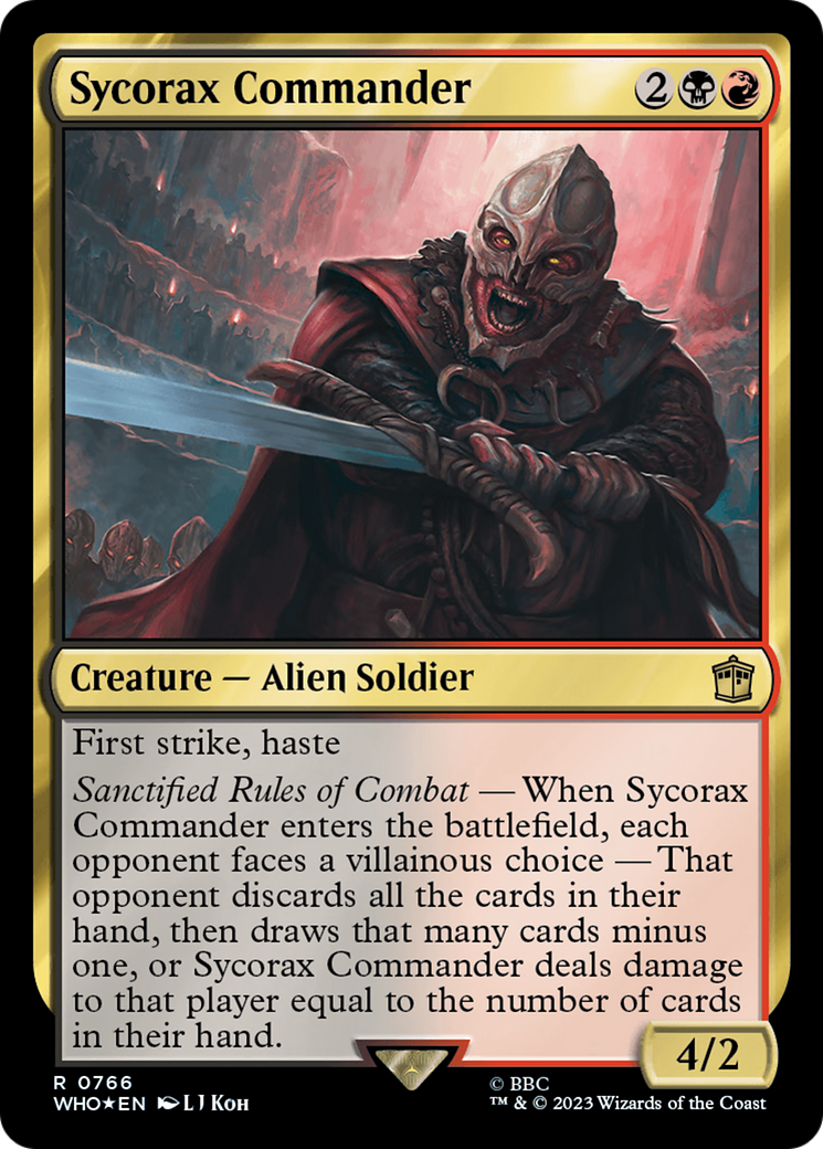 Sycorax Commander (Surge Foil) [Doctor Who] | Eastridge Sports Cards & Games