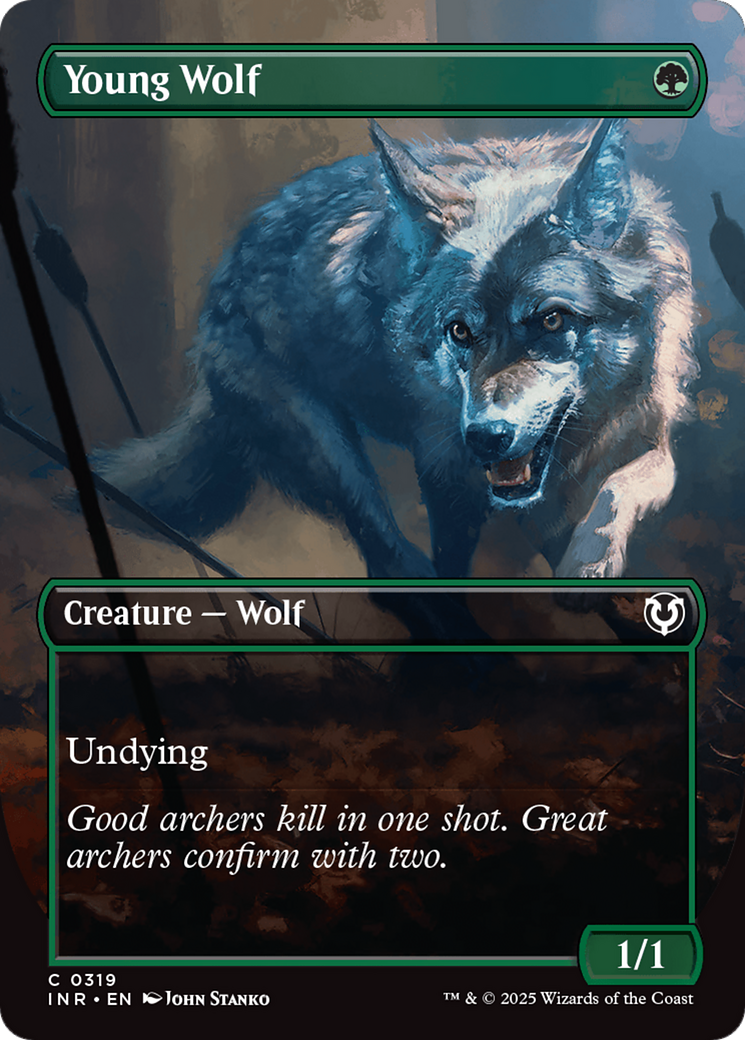 Young Wolf (Borderless) [Innistrad Remastered] | Eastridge Sports Cards & Games