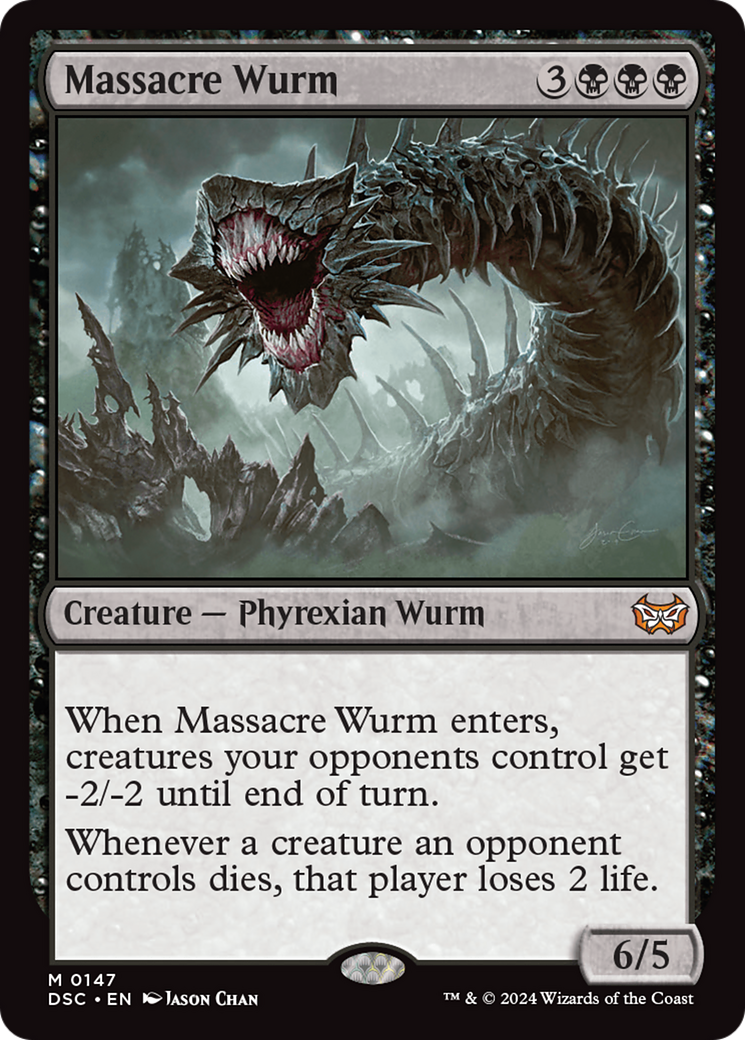 Massacre Wurm [Duskmourn: House of Horror Commander] | Eastridge Sports Cards & Games