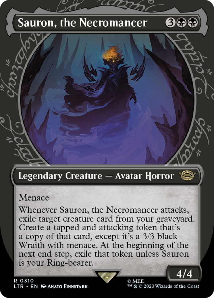 Sauron, the Necromancer (Showcase Ring Frame) [The Lord of the Rings: Tales of Middle-Earth] | Eastridge Sports Cards & Games