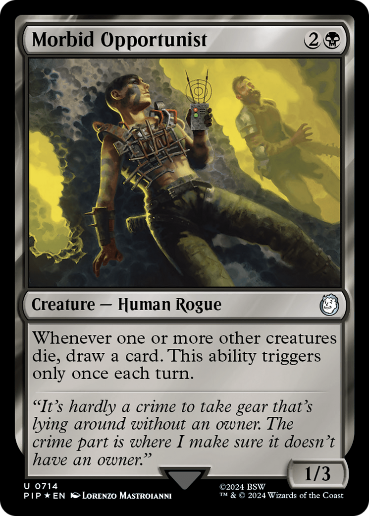 Morbid Opportunist (Surge Foil) [Fallout] | Eastridge Sports Cards & Games