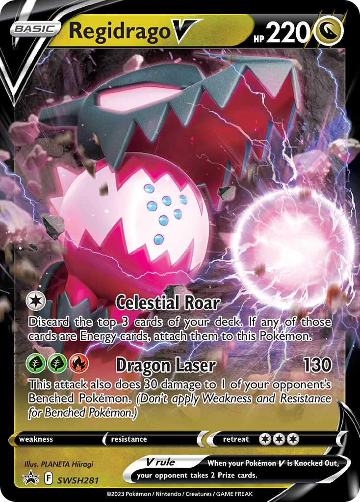 Regidrago V (SWSH281) (Jumbo Card) [Sword & Shield: Black Star Promos] | Eastridge Sports Cards & Games