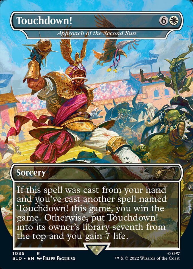 Touchdown! - Approach of the Second Sun (Borderless) [Secret Lair Drop Series] | Eastridge Sports Cards & Games