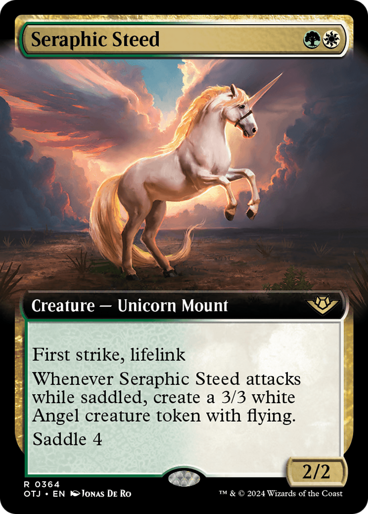 Seraphic Steed (Extended Art) [Outlaws of Thunder Junction] | Eastridge Sports Cards & Games