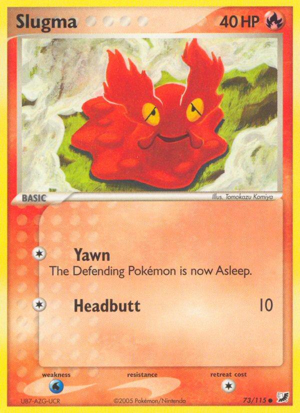 Slugma (73/115) [EX: Unseen Forces] | Eastridge Sports Cards & Games