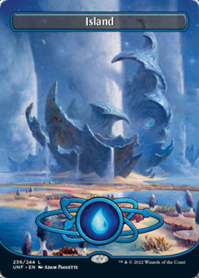 Island (236) (Planetary Space-ic Land) [Unfinity] | Eastridge Sports Cards & Games