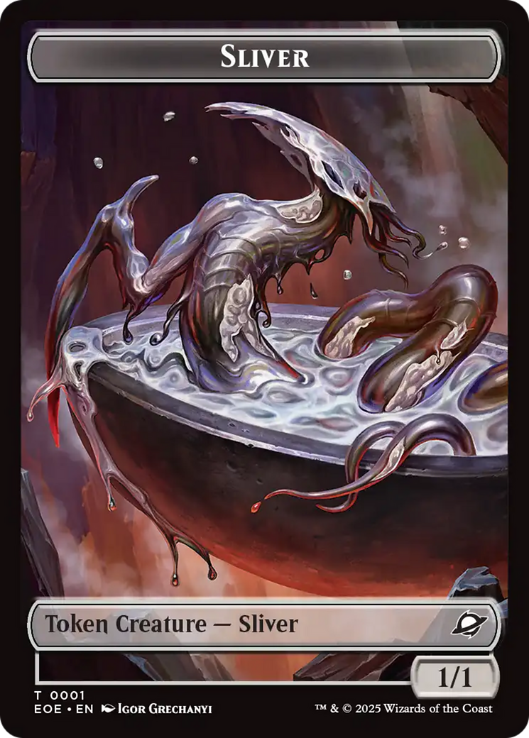 Robot // Sliver Double-Sided Token [Edge of Eternities Tokens] | Eastridge Sports Cards & Games