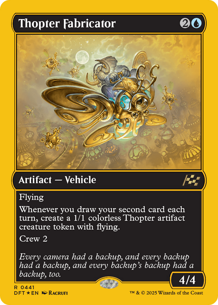 Thopter Fabricator (First-Place Foil) [Aetherdrift] | Eastridge Sports Cards & Games