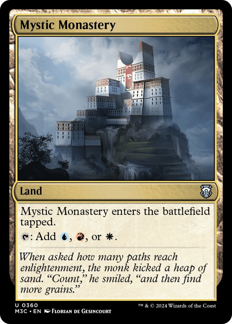 Mystic Monastery (Ripple Foil) [Modern Horizons 3 Commander] | Eastridge Sports Cards & Games