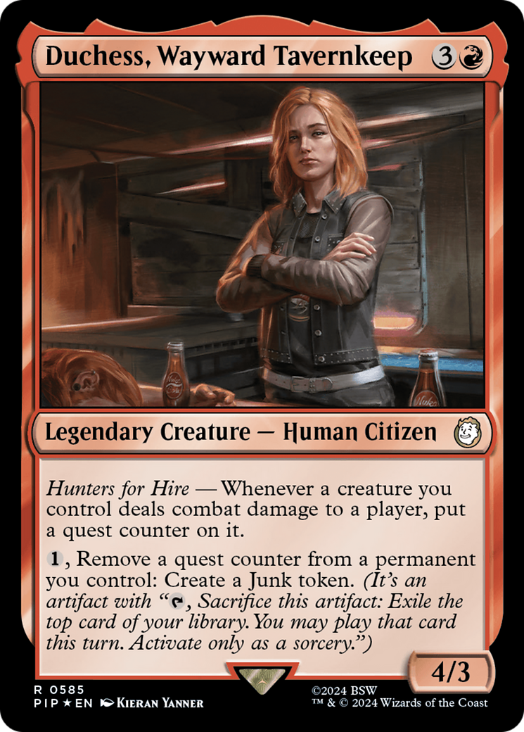 Duchess, Wayward Tavernkeep (Surge Foil) [Fallout] | Eastridge Sports Cards & Games