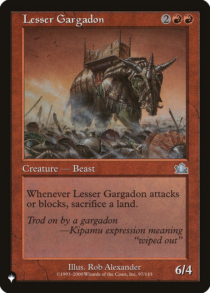 Lesser Gargadon [The List] | Eastridge Sports Cards & Games