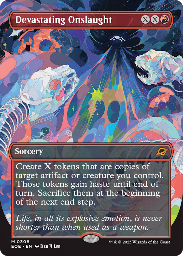 Devastating Onslaught (Borderless) [Edge of Eternities] | Eastridge Sports Cards & Games