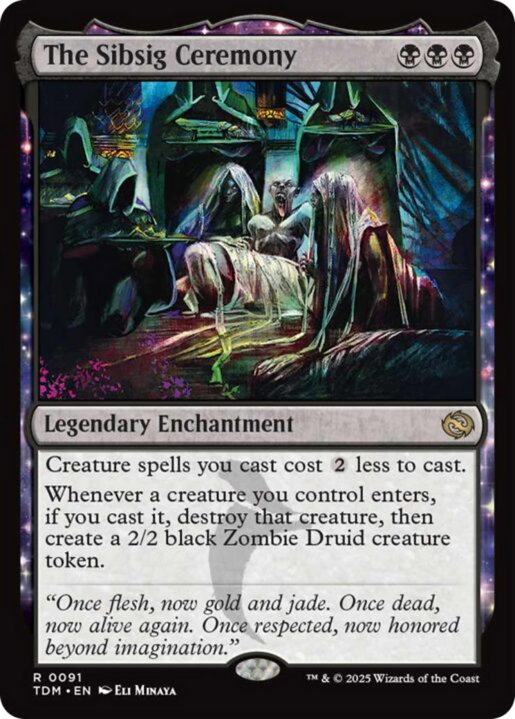 The Sibsig Ceremony [Tarkir: Dragonstorm] | Eastridge Sports Cards & Games