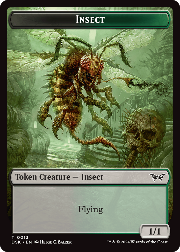 Insect (0013) Token [Duskmourn: House of Horror Tokens] | Eastridge Sports Cards & Games