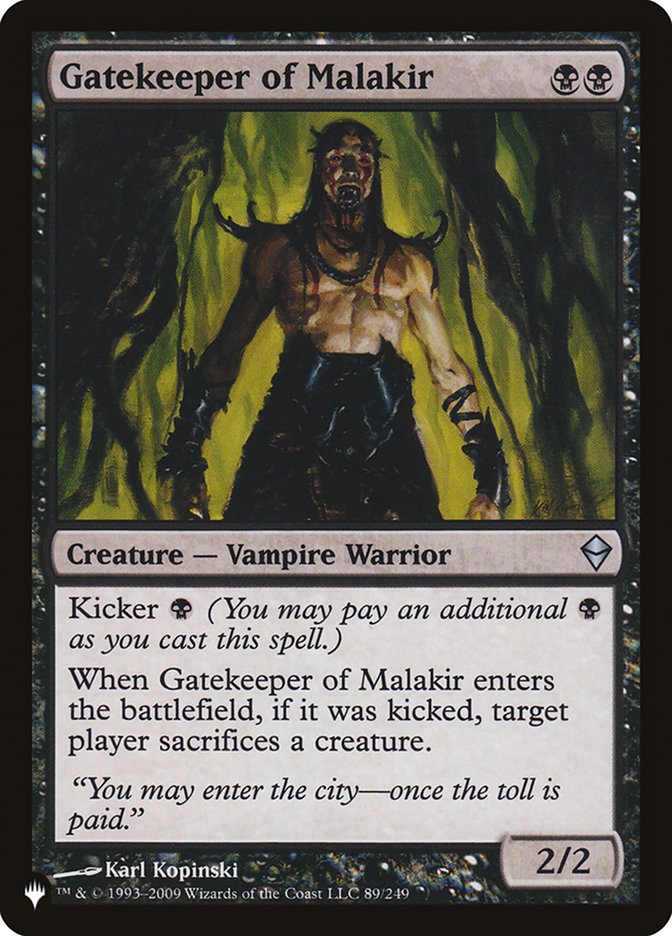 Gatekeeper of Malakir [The List] | Eastridge Sports Cards & Games