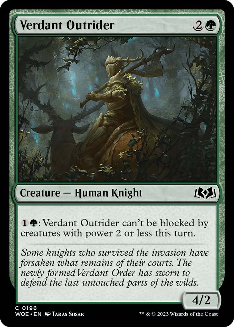 Verdant Outrider [Wilds of Eldraine] | Eastridge Sports Cards & Games