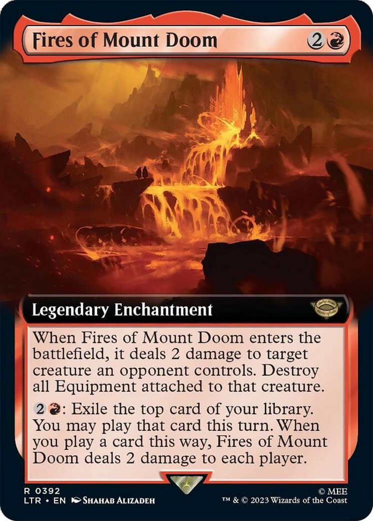 Fires of Mount Doom (Extended Art) [The Lord of the Rings: Tales of Middle-Earth] | Eastridge Sports Cards & Games