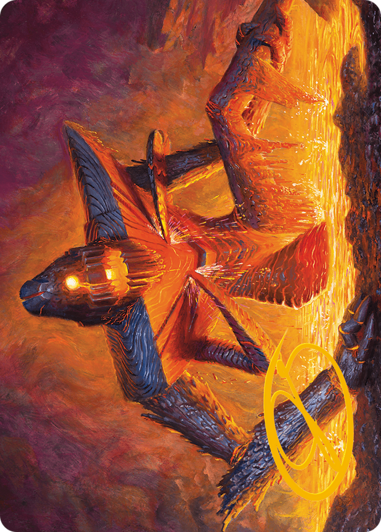 Molten Gatekeeper Art Card (Gold-Stamped Signature) [Modern Horizons 3 Art Series] | Eastridge Sports Cards & Games