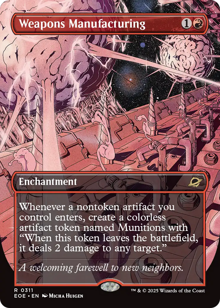 Weapons Manufacturing (Borderless) [Edge of Eternities] | Eastridge Sports Cards & Games
