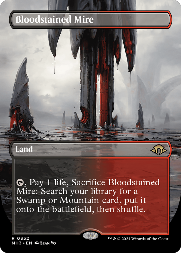 Bloodstained Mire (Borderless) [Modern Horizons 3] | Eastridge Sports Cards & Games