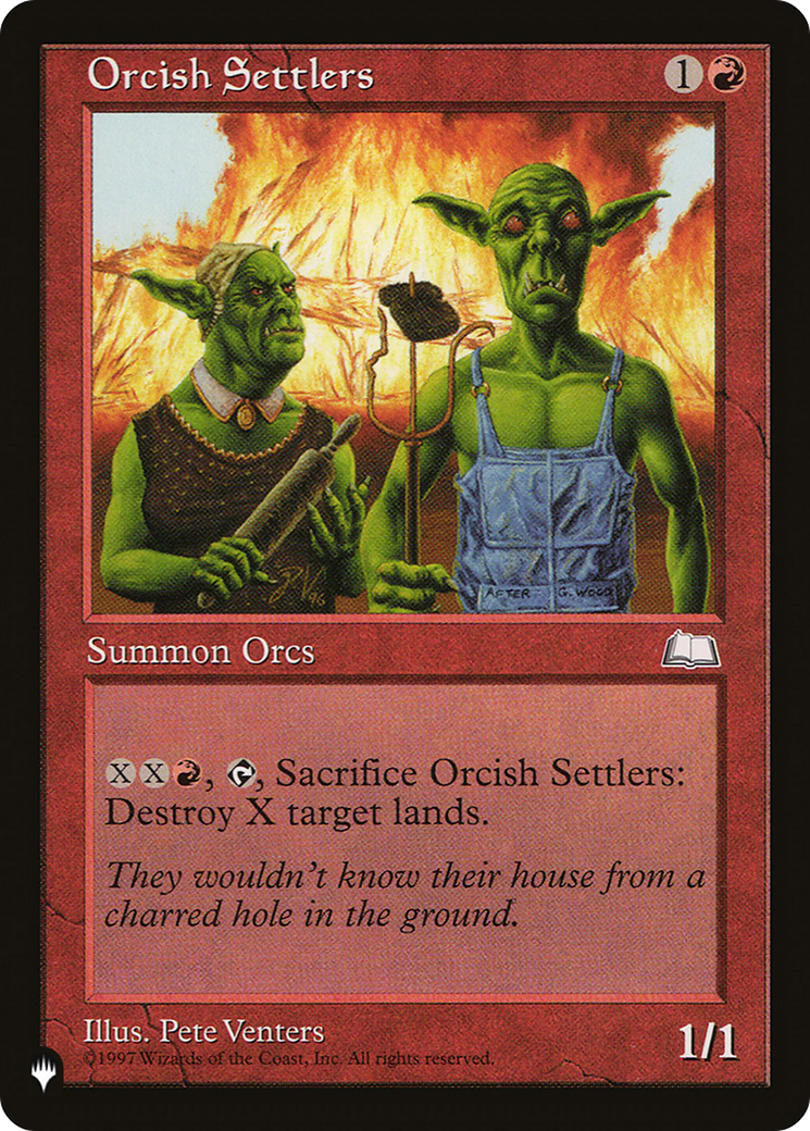 Orcish Settlers [The List Reprints] | Eastridge Sports Cards & Games