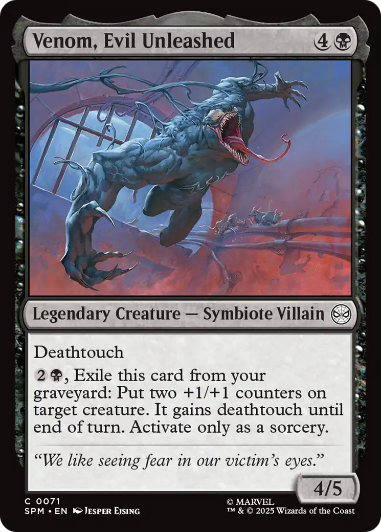 Venom, Evil Unleashed [Marvel's Spider-Man] | Eastridge Sports Cards & Games