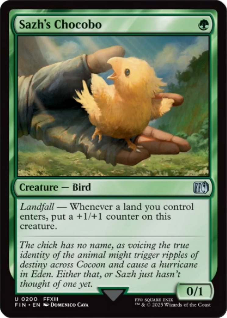 Sazh's Chocobo [FINAL FANTASY] | Eastridge Sports Cards & Games