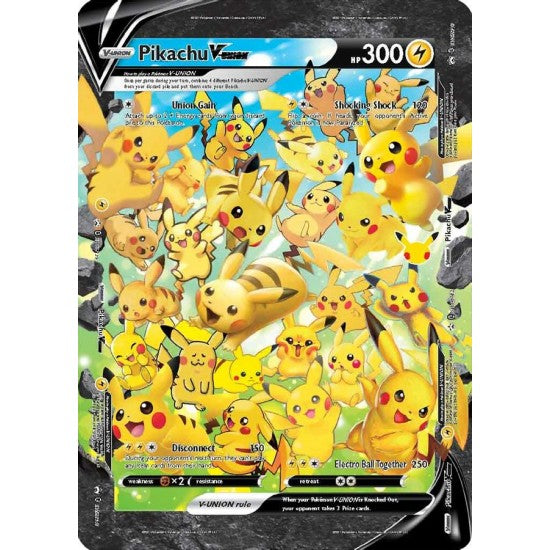 Pikachu V-UNION (Jumbo Card) [Sword & Shield: Black Star Promos] | Eastridge Sports Cards & Games