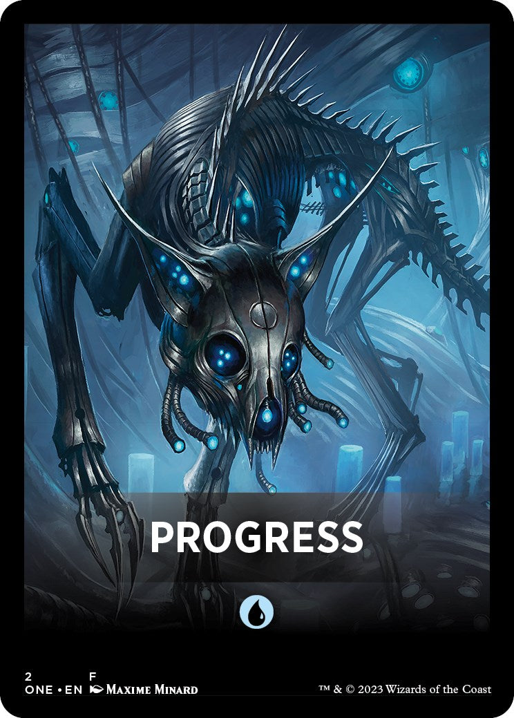 Progress Theme Card [Phyrexia: All Will Be One Tokens] | Eastridge Sports Cards & Games