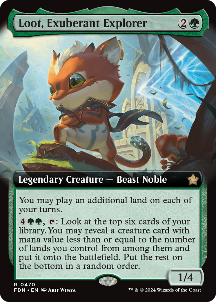 Loot, Exuberant Explorer (Extended Art) [Foundations] | Eastridge Sports Cards & Games