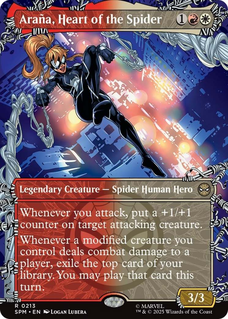 Arana, Heart of the Spider (Borderless) [Marvel's Spider-Man] | Eastridge Sports Cards & Games