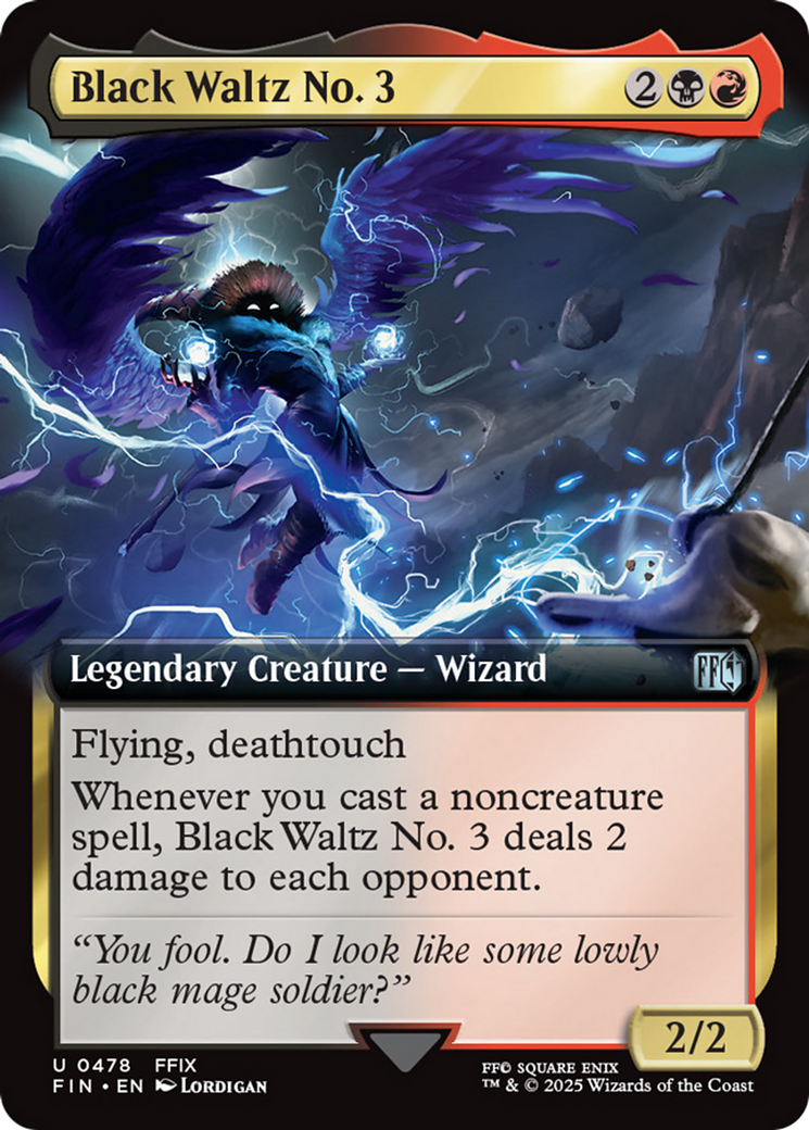Black Waltz No. 3 (Extended Art) [FINAL FANTASY] | Eastridge Sports Cards & Games