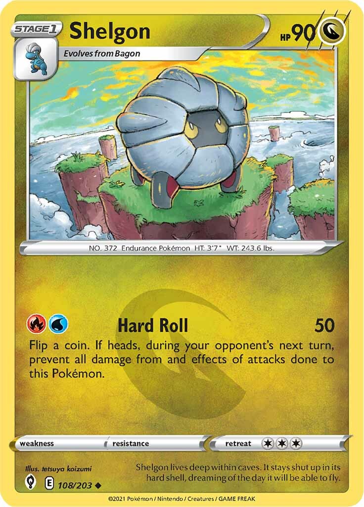 Shelgon (108/203) [Sword & Shield: Evolving Skies] | Eastridge Sports Cards & Games