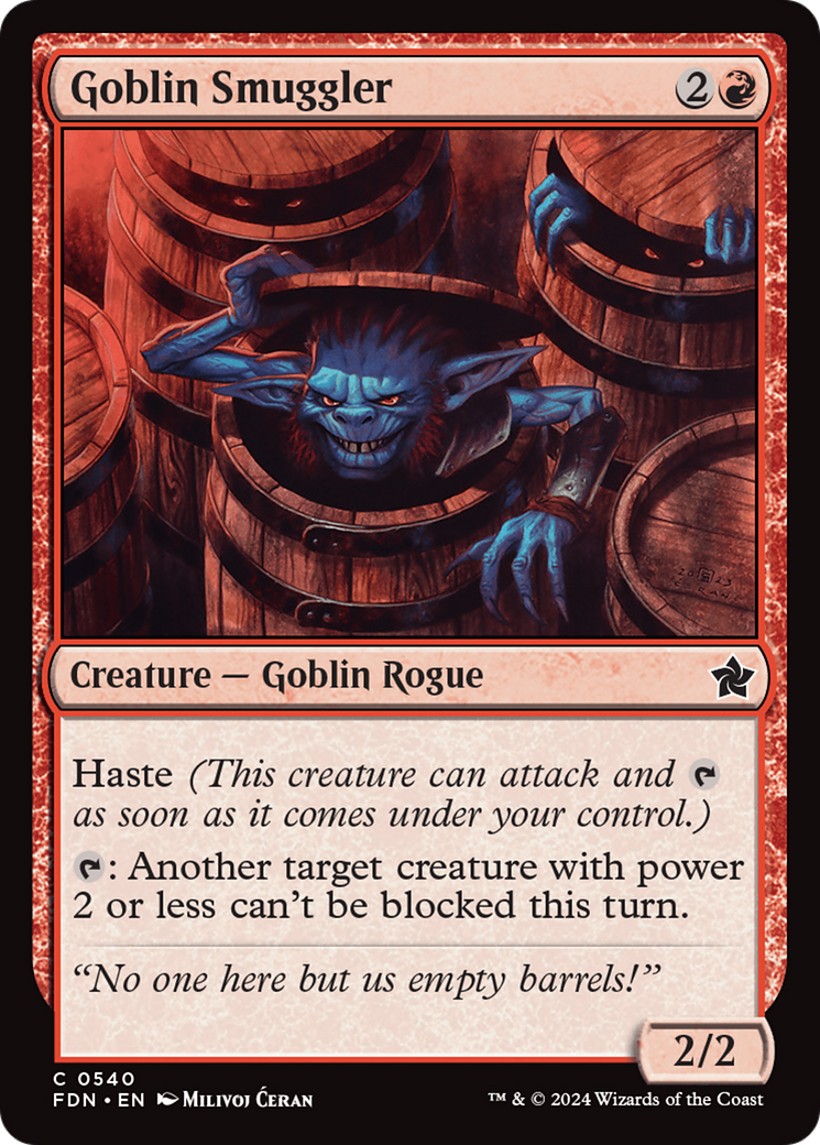 Goblin Smuggler [Foundations] | Eastridge Sports Cards & Games