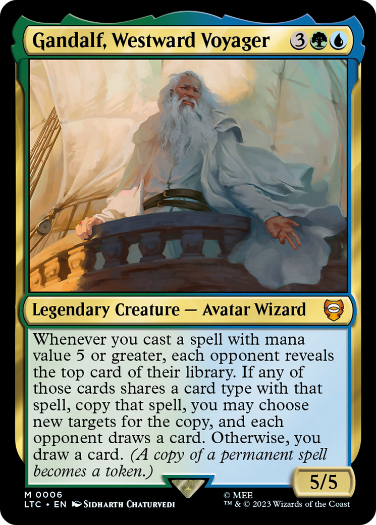 Gandalf, Westward Voyager [The Lord of the Rings: Tales of Middle-Earth Commander] | Eastridge Sports Cards & Games