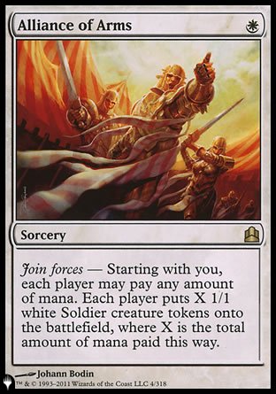 Alliance of Arms [The List] | Eastridge Sports Cards & Games