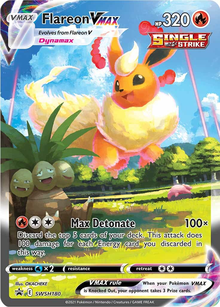 Flareon VMAX (SWSH180) [Sword & Shield: Black Star Promos] | Eastridge Sports Cards & Games