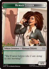 Copy // Human Citizen Double-Sided Token [Marvel's Spider-Man Tokens] | Eastridge Sports Cards & Games