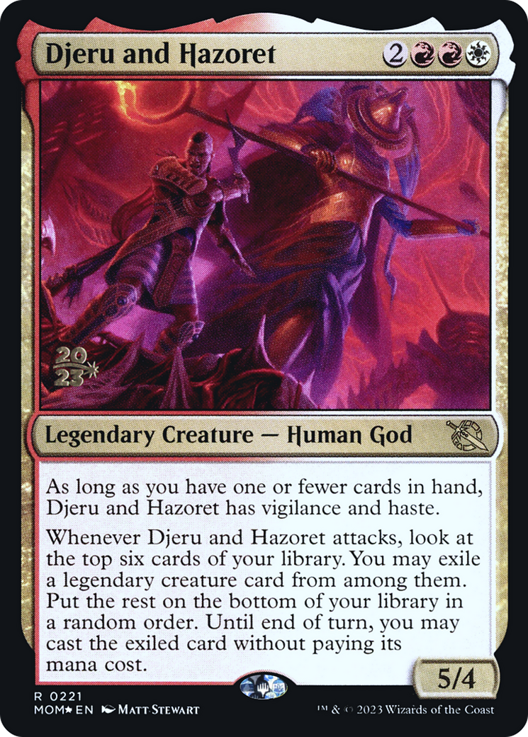 Djeru and Hazoret [March of the Machine Prerelease Promos] | Eastridge Sports Cards & Games